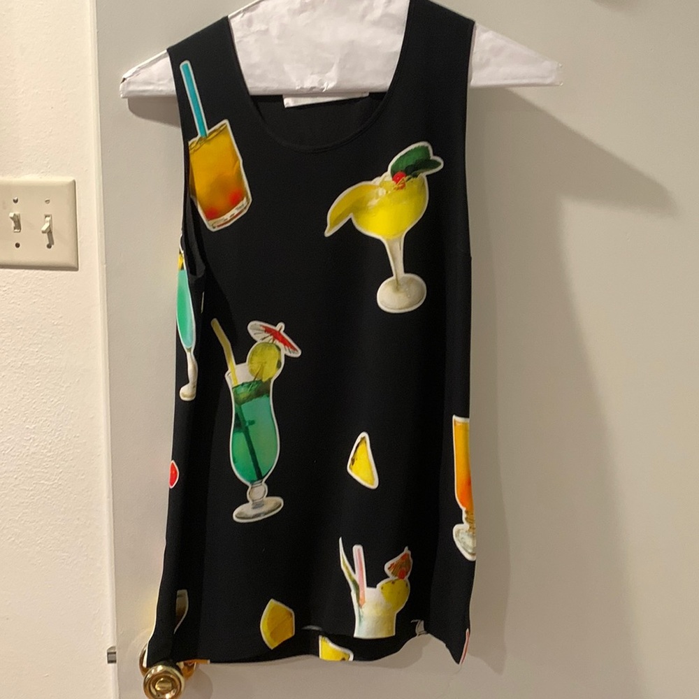 Victoria Beckham cocktail silk top